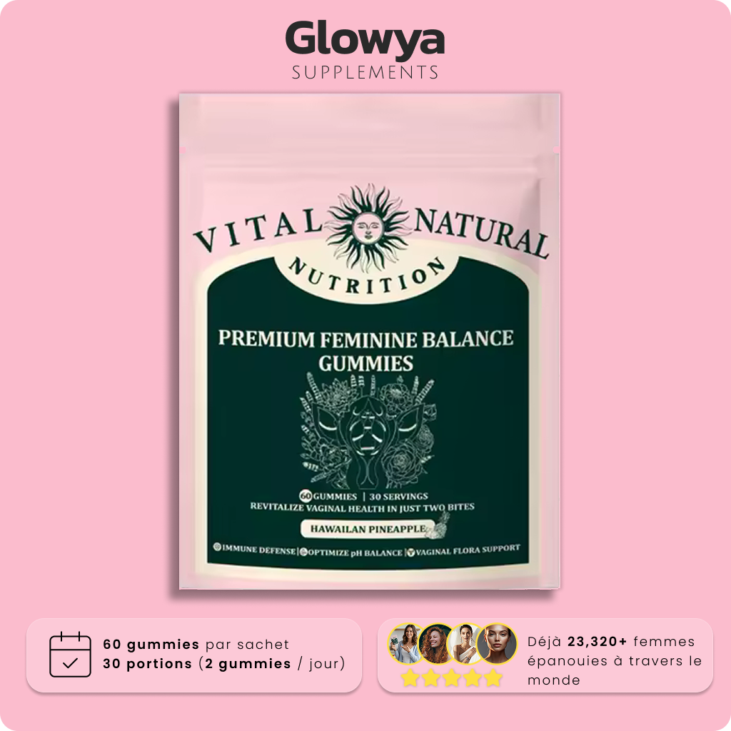 Glowya™_ Gummies Premium pour l’Équilibre Féminin