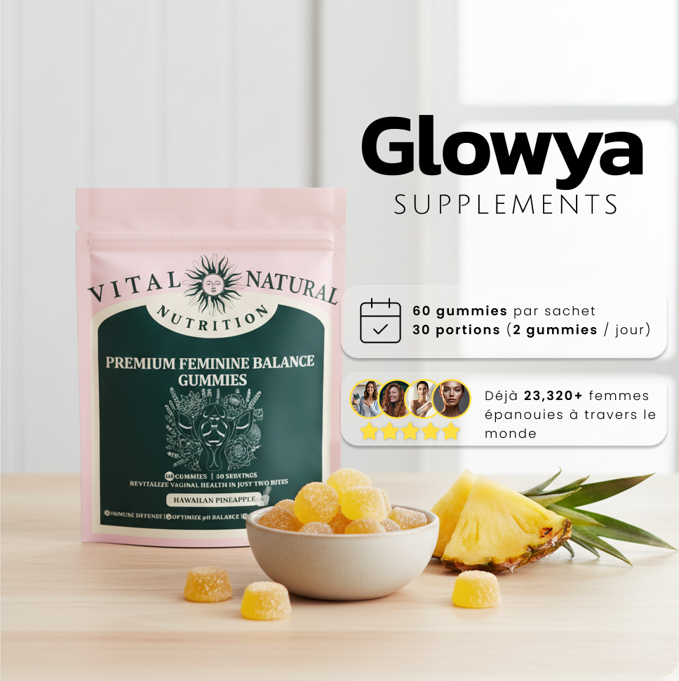 Glowya™_ Gummies Premium pour l’Équilibre Féminin